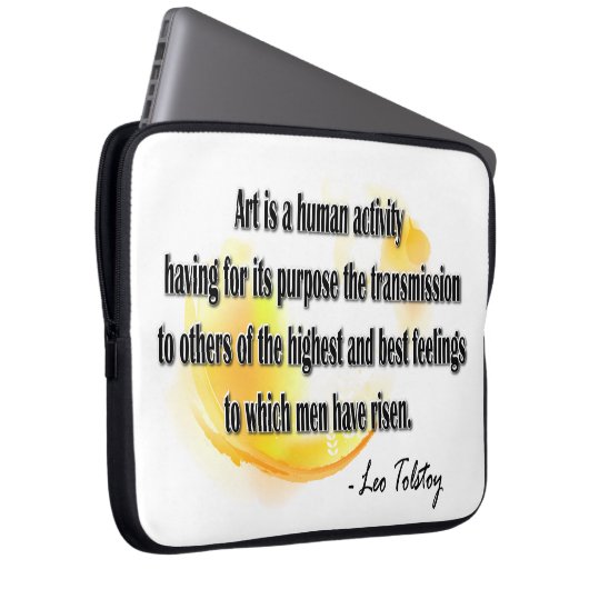 Leo Tolstoy Laptopschutzhülle (Vorne Rechts)