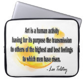 Leo Tolstoy Laptopschutzhülle (Vorderseite)