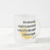 Leo Tolstoy Mattglastasse (VorderseiteRechts)