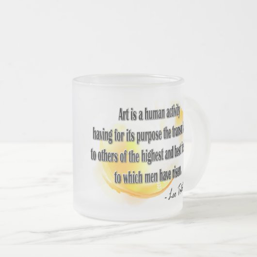 Leo Tolstoy Mattglastasse (VorderseiteRechts)