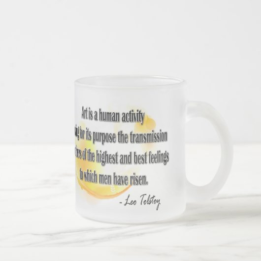Leo Tolstoy Mattglastasse (Rechts)