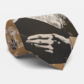 Leo Tolstoy Portrait - Goldene Illustration Krawatte (Gerollt)