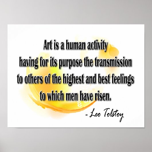 Leo Tolstoy Poster (Vorne)