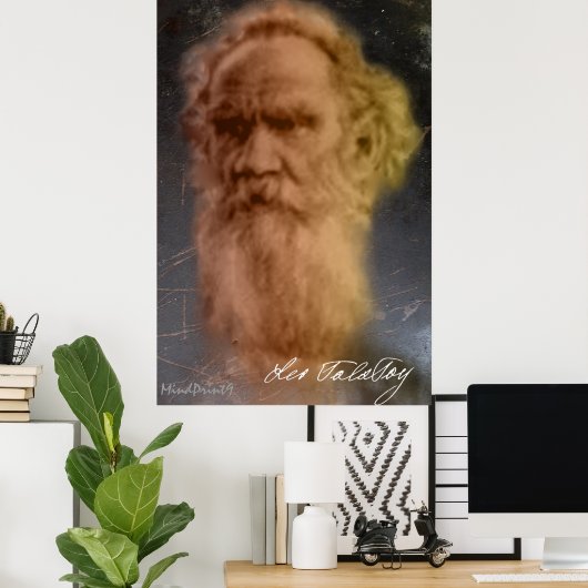 Leo Tolstoy Poster (Heimbüro)