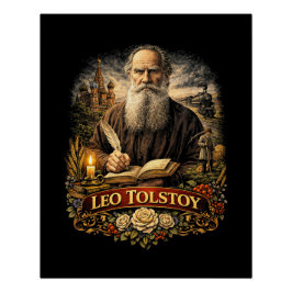Leo Tolstoy Poster