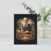 Leo Tolstoy Postkarte (Stehend Vorderseite)