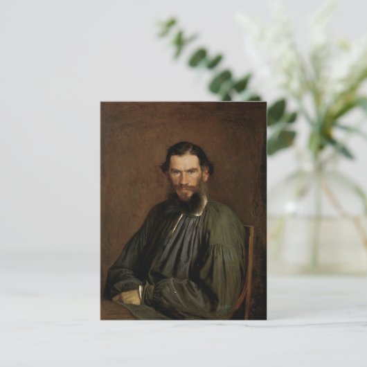 Leo Tolstoy Postkarte (Stehend Vorderseite)
