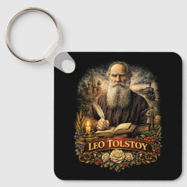 Leo Tolstoy Schlüsselanhänger