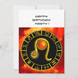 LEO,TOPAZ GEM,ZODIAKALE SIGNS,ZODIAC GEBURTSTAGSPA EINLADUNG