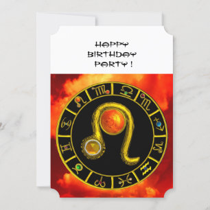 LEO,TOPAZ GEM,ZODIAKALE SIGNS,ZODIAC GEBURTSTAGSPA EINLADUNG