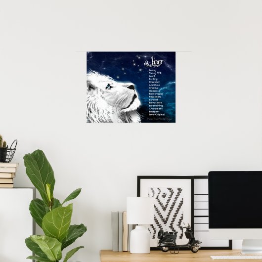 Leo Traits Poster (Heimbüro)