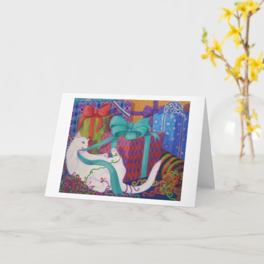 Leo trennt die Urlaubskarte Karte (Gelbe Blume)