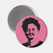 Leo Trotsky Magnet (Vorderseite/Rückseite)