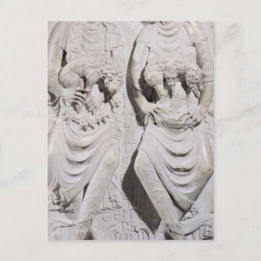 Leo und Aries Postkarte (Vorderseite)
