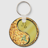 Leo und Metallhund Schlüsselanhänger (Rückseite)