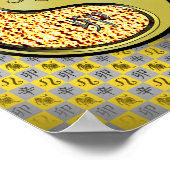 Leo und Metallkaninchen Poster (Ecke)