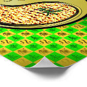 Leo und Metallziege Poster (Ecke)