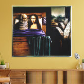 Leo und Mona Leinwanddruck (Insitu (Wohnzimmer))