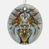 Leo Venice Keramik Ornament (Links)