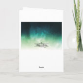 Leo-Virgo Cusp Blank-Grüße-Karte Karte (Rückseite)