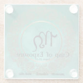 Leo-Virgo-Cusp Glasuntersetzer (Rückseite)