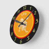 Leo Wall Clock Runde Wanduhr (Winkel)