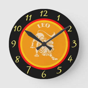 Leo Wall Clock Runde Wanduhr