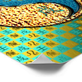 Leo & Water Dog Poster (Ecke)