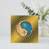 Leo & Water Horse Karte (Stehend Vorderseite)