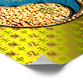 Leo & Water Monkey Poster (Ecke)