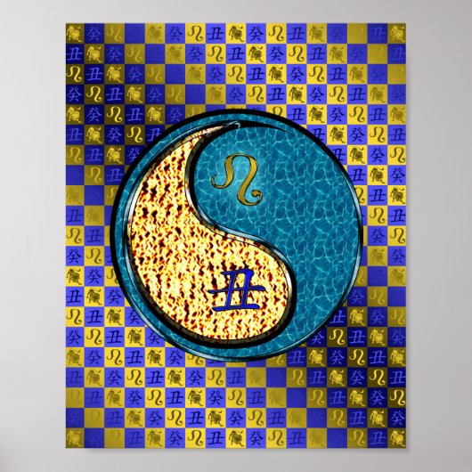 Leo & Water Ox Poster (Vorne)