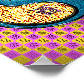 Leo & Water Rooster Poster (Ecke)