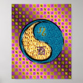 Leo & Water Rooster Poster (Vorne)