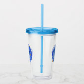 Leo Watercolor Night Sky Constellation Zodiac Acryltrinkbecher (Rechts)