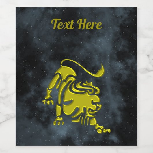 Leo Weinetikett (Einzelnes Label)