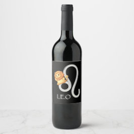 Leo Wine Label Weinetikett
