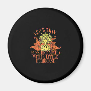 Leo Woman Zodiac Sign Juli August Geburtstag Magnet