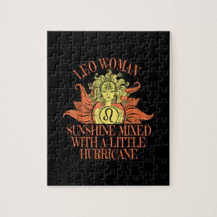 Leo Woman Zodiac Sign Juli August Geburtstag Puzzle