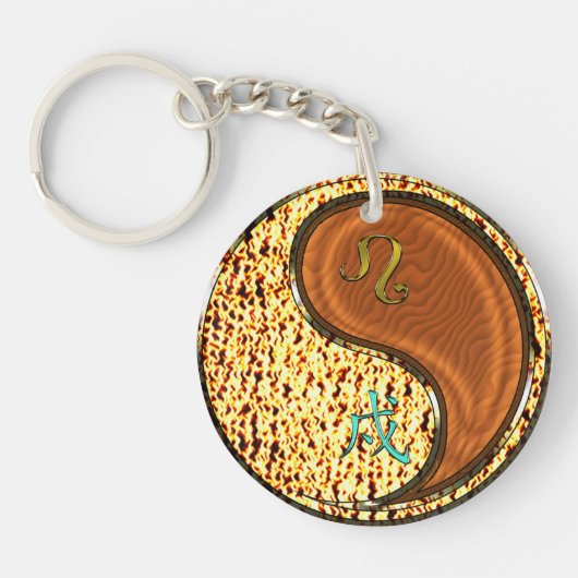 Leo & Wood Dog Schlüsselanhänger (Vorderseite)