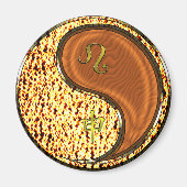 Leo & Wood Monkey Magnet (Vorne)