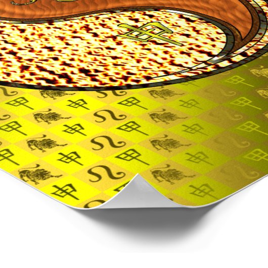 Leo & Wood Poster (Ecke)