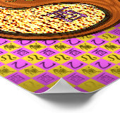 Leo & Wood Rooster Poster (Ecke)