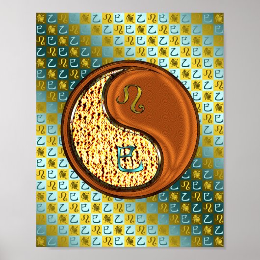 Leo & Wood Snake Poster (Vorne)