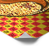 Leo & Wood Tiger Poster (Ecke)