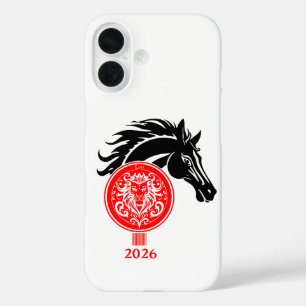 Leo x Jahr des Pferdes 2026 iPhone 16 Hülle