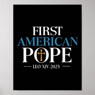 Leo Xiv Der erste amerikanische Papst Poster