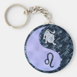 Leo Yin Yang Schlüsselanhänger