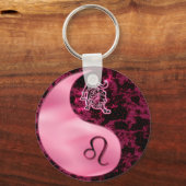 Leo Yin Yang Schlüsselanhänger (Vorderseite)