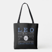 Leo-Zeichen des Zodiaks, astrologisch Tasche (Rückseite)