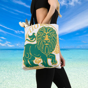 Leo-Zeichen des Zodiaks auf Tasche
